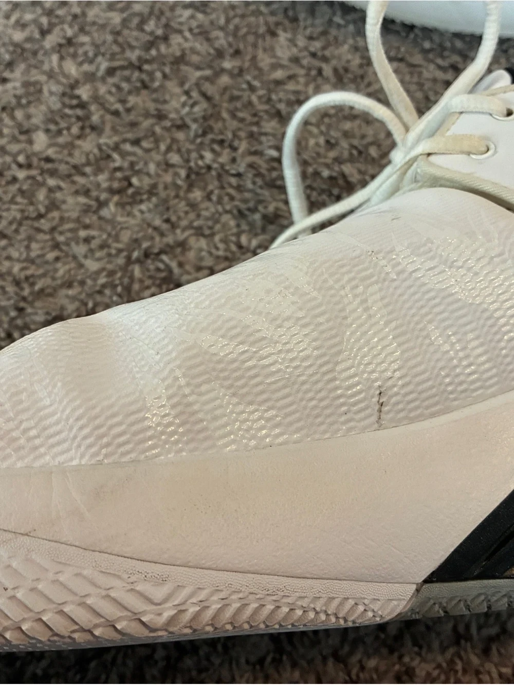 Jordan Men’s White Sneakers with Black Jumpman